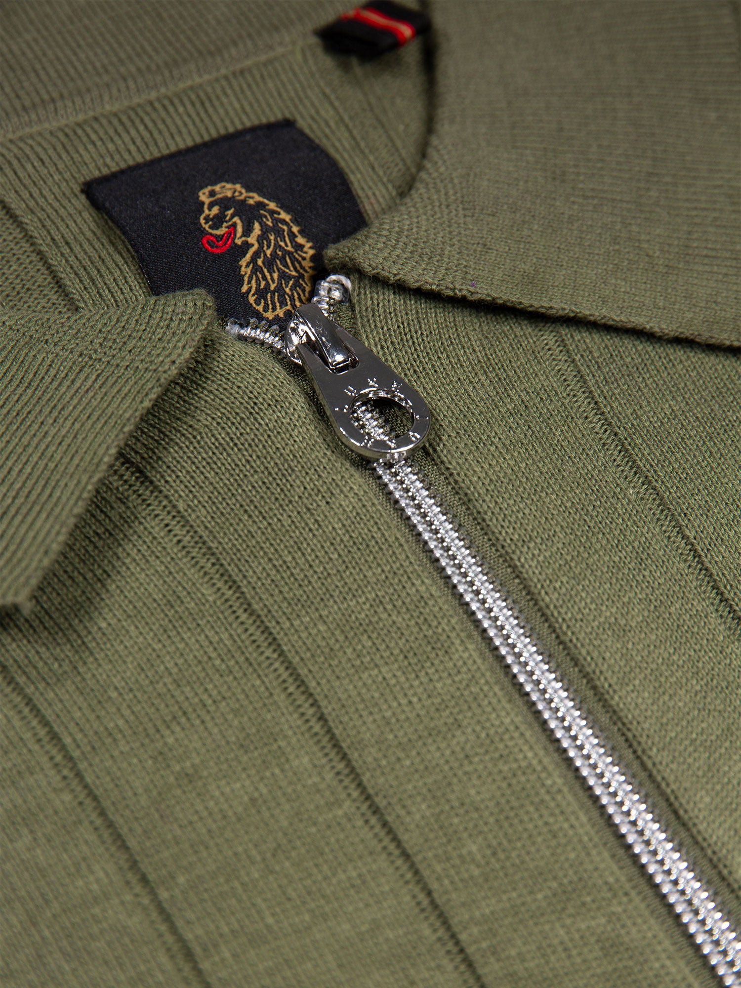 RIB EYE KNITTED POLO