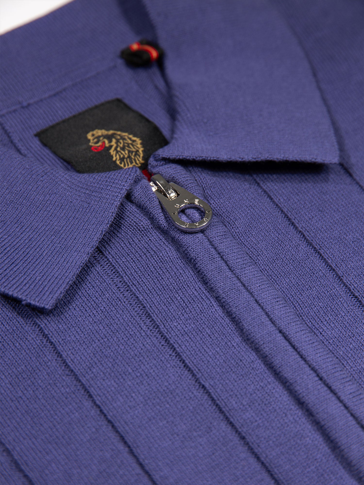 RIB EYE KNITTED POLO