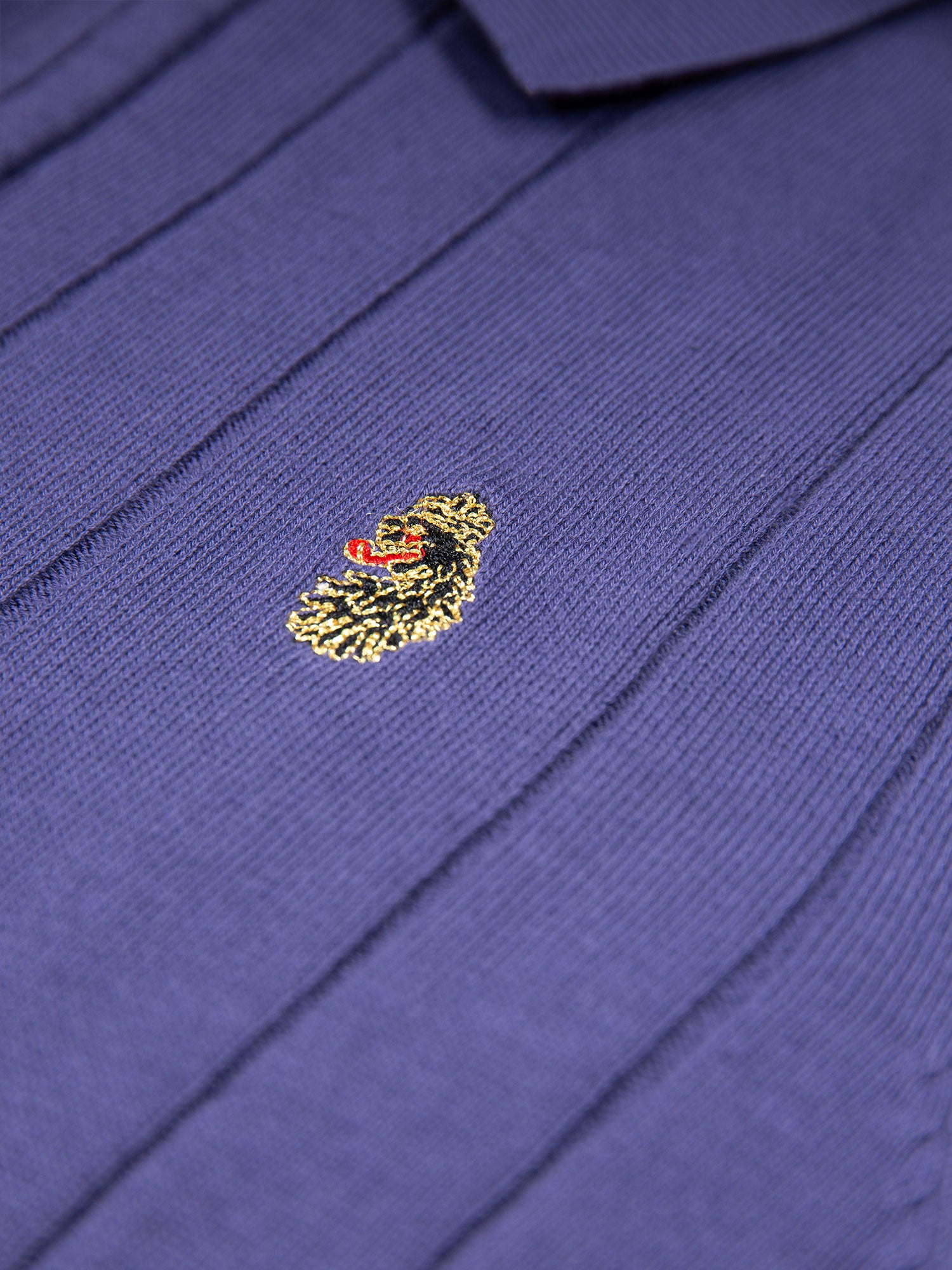 RIB EYE KNITTED POLO