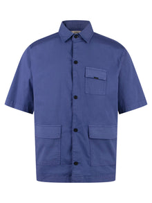  YEDRA RELAXED FIT POCKET DETAIL SHIRT