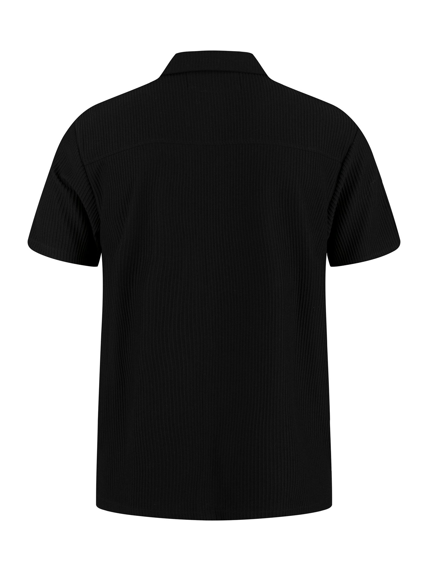 GWITHIAN RIBBED TEXTURED SHORT SLEEVE SHIRT