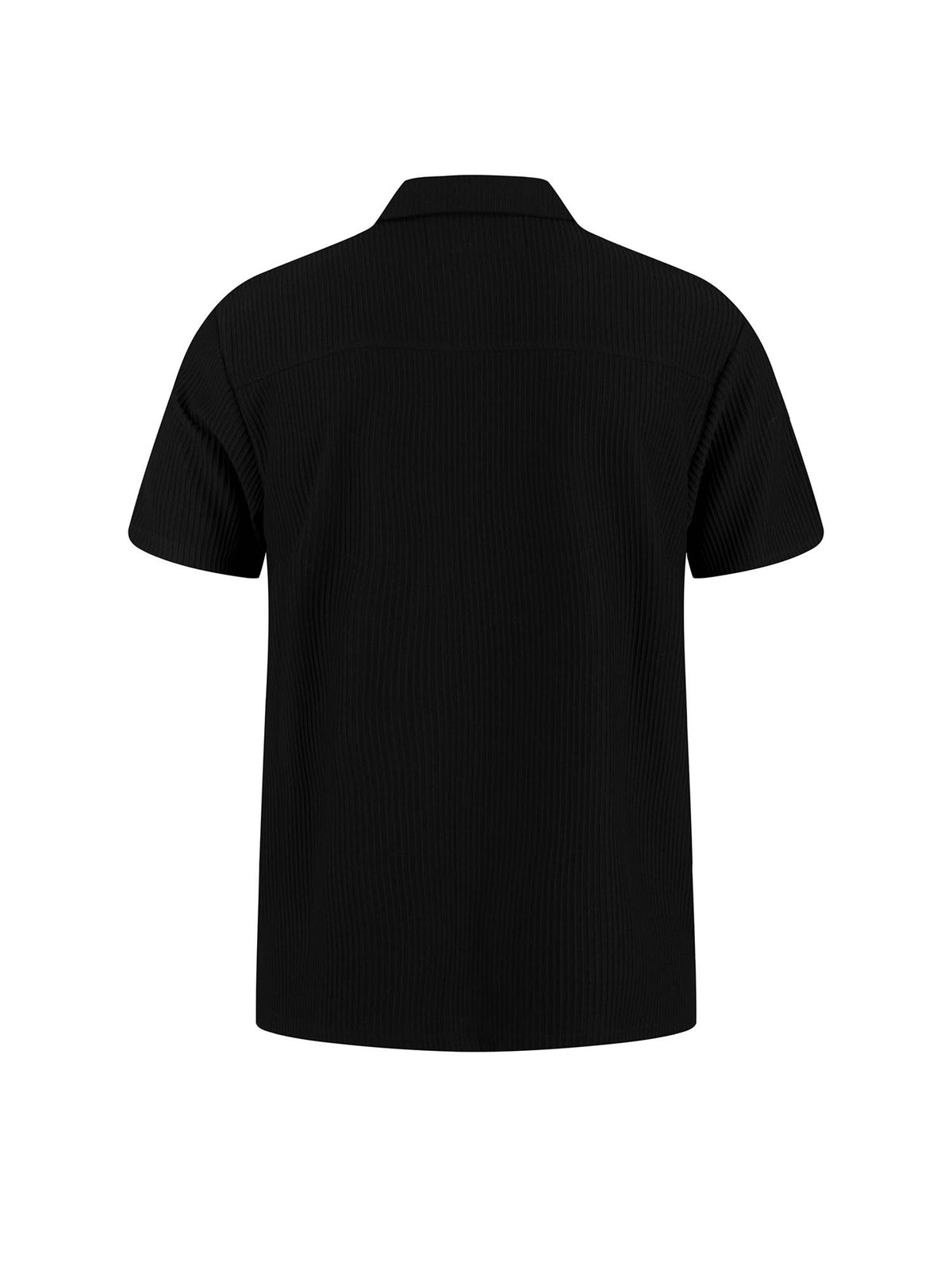 GWITHIAN RIBBED TEXTURED SHORT SLEEVE SHIRT