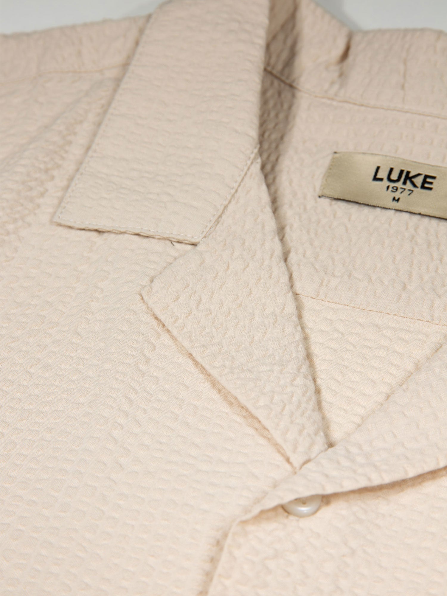 MILLOOK SHORT SLEEVE TEXTURED SHIRT