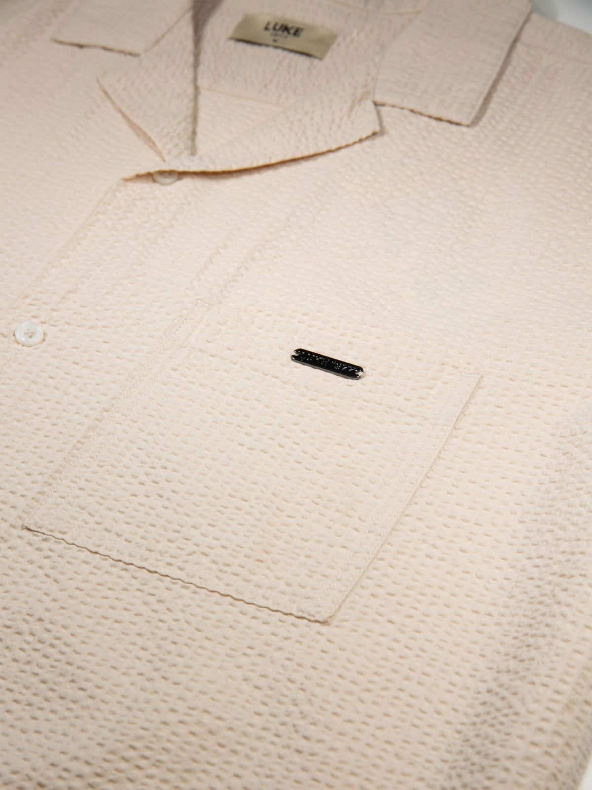 MILLOOK SHORT SLEEVE TEXTURED SHIRT