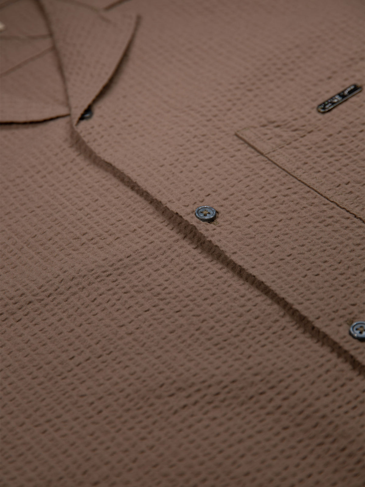 MILLOOK SHORT SLEEVE TEXTURED SHIRT