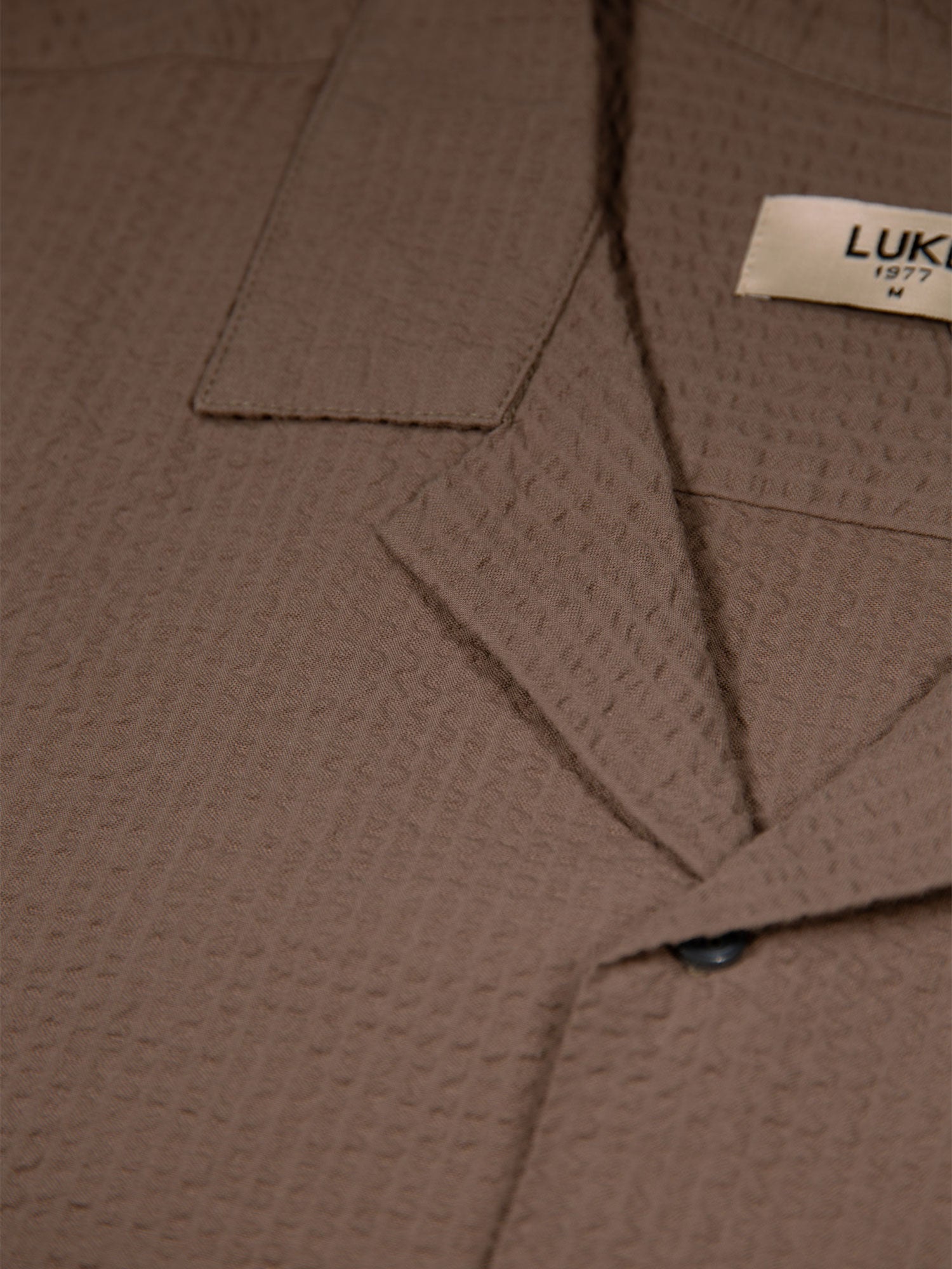 MILLOOK SHORT SLEEVE TEXTURED SHIRT