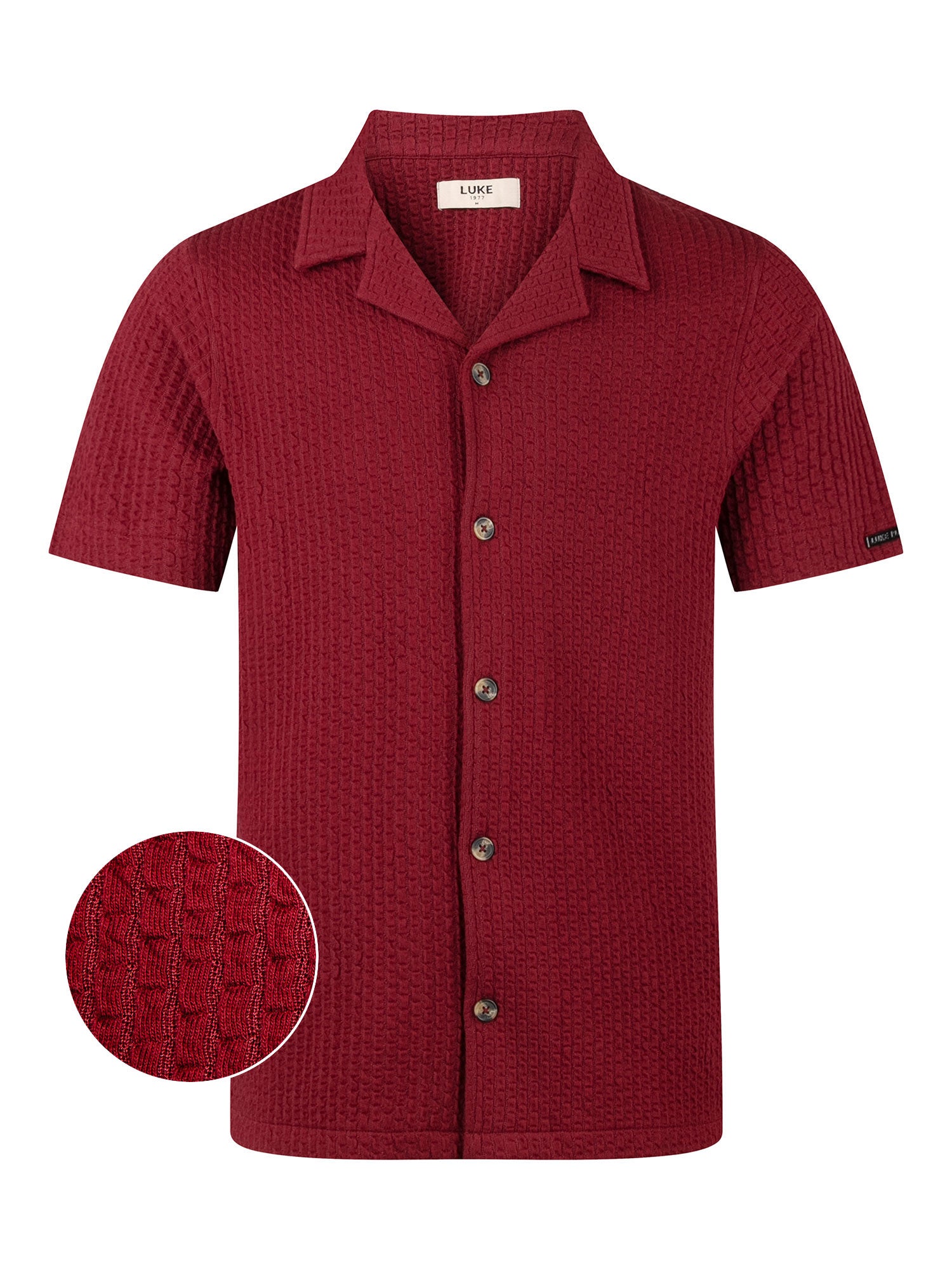 LOS CHILES TEXTURED JACQUARD SHIRT