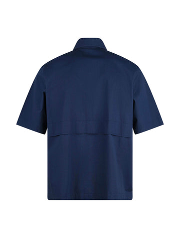 Heya Utility Pocket Detail Short Sleeve Shirt - Navy