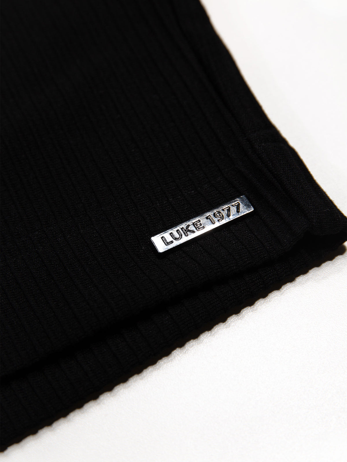 Men's black shorts with drawstring waistband.