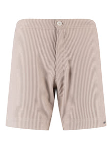  HELSTON RIBBED TEXTURED SHORTS