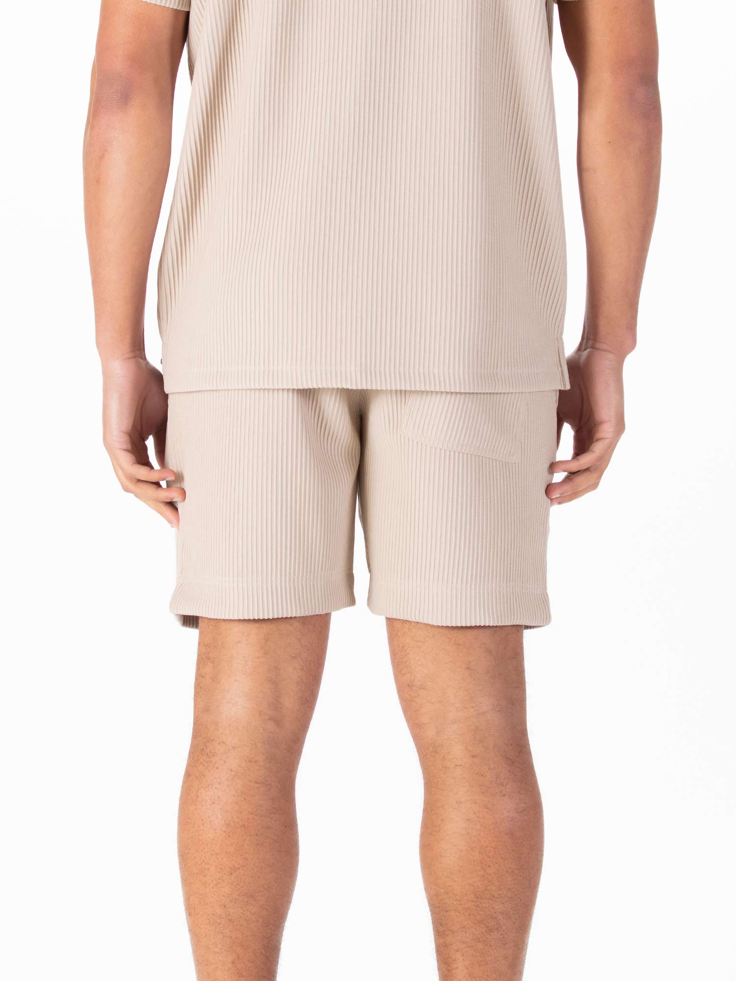 HELSTON RIBBED TEXTURED SHORTS