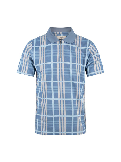 FORT CHECK ZIP POLO