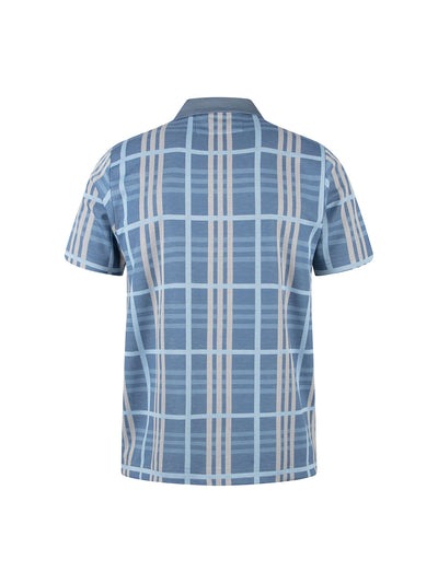 FORT CHECK ZIP POLO