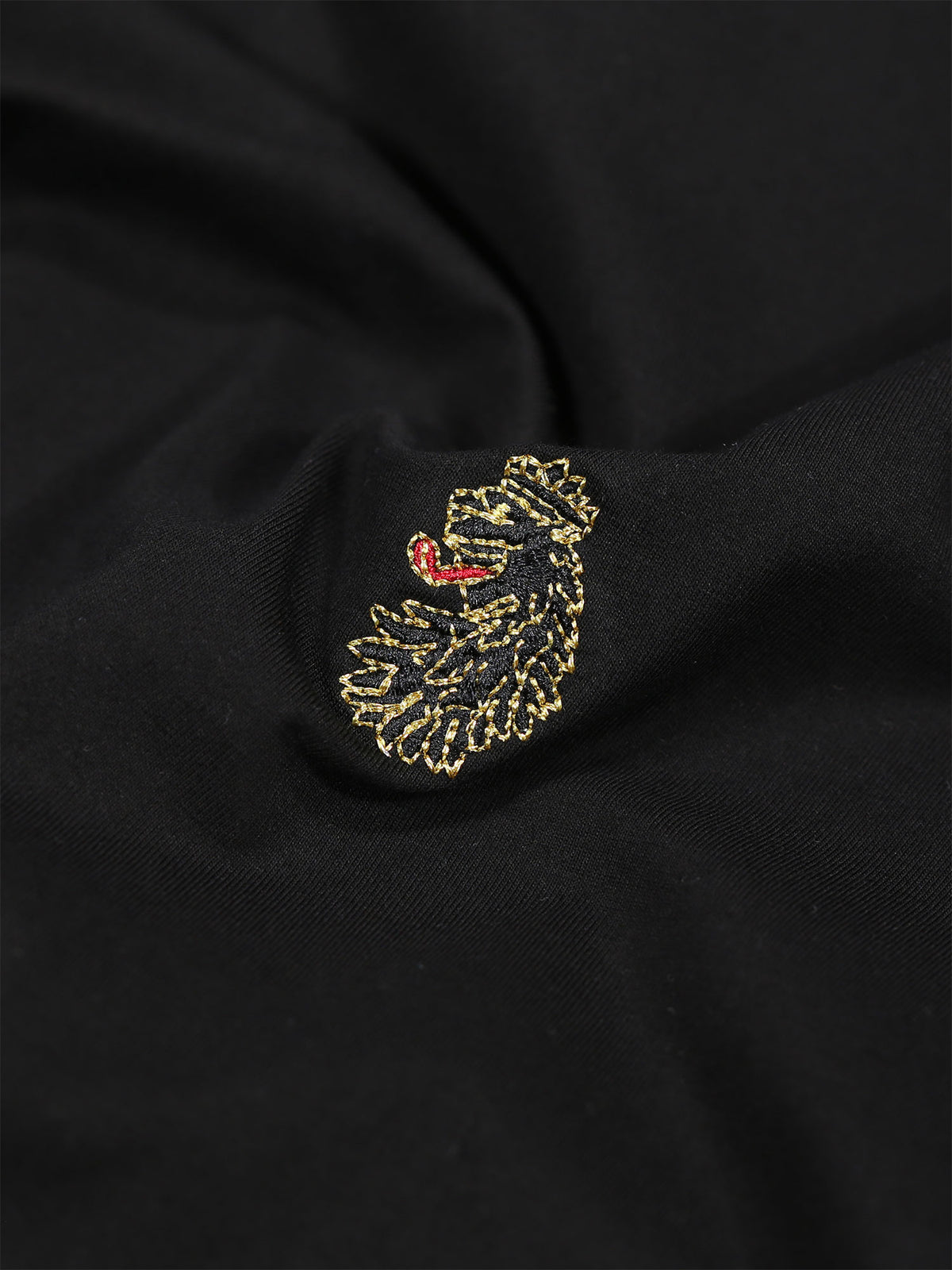San Diego Soft Cotton T-Shirt - Black Red