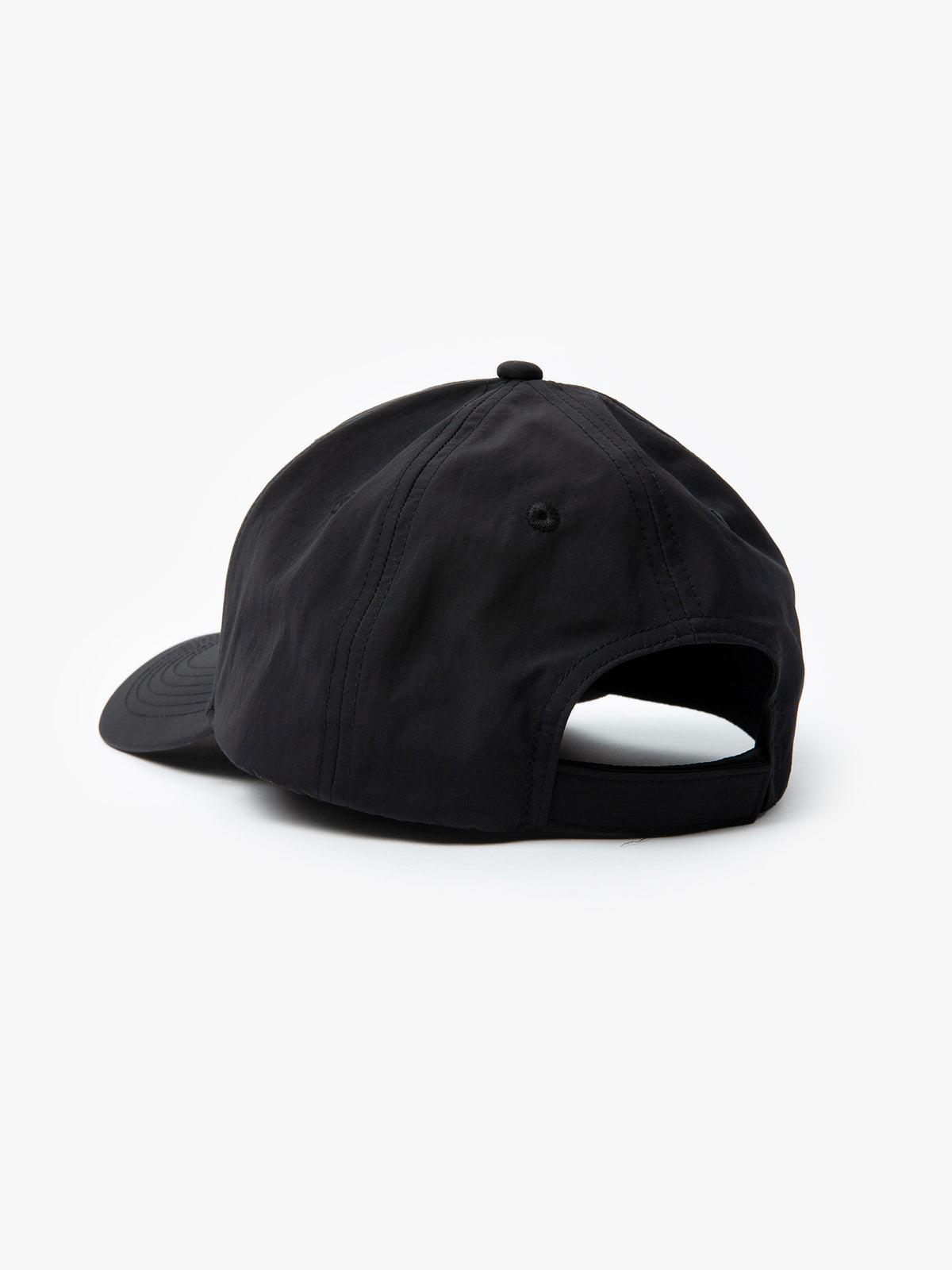 Men's black hat.