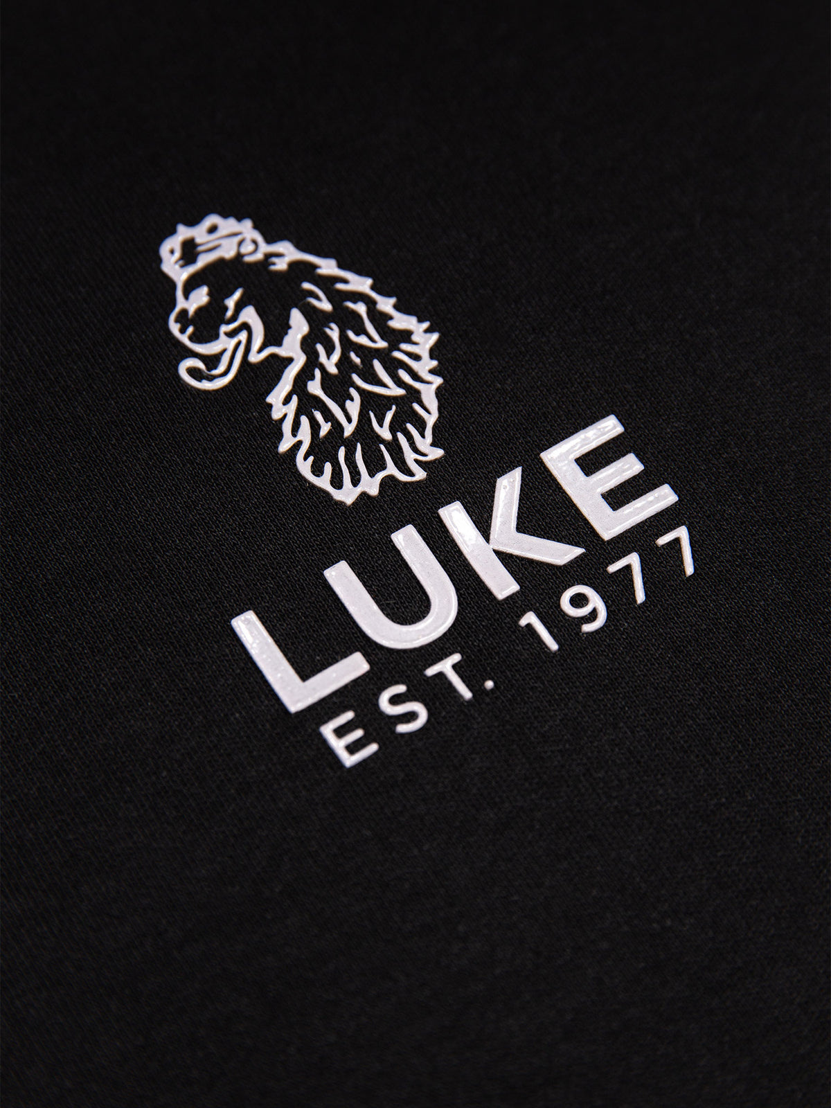 Men's black t-shirt with crew neck and short sleeves - detail view 1.