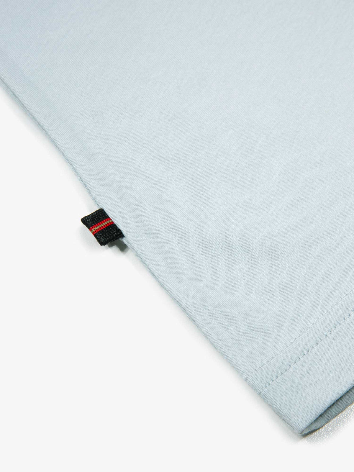 Men's blue-1 t-shirt with crew neck and short sleeves, detail view 3