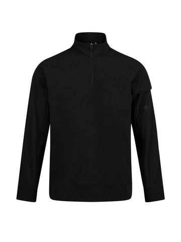 Men's black sweatshirt.