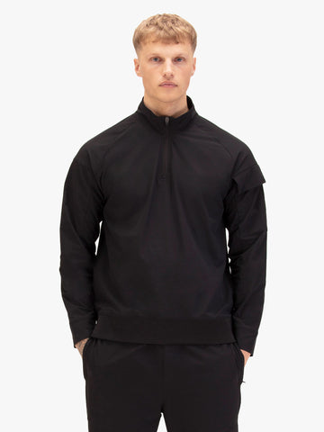 Men's black sweatshirt.
