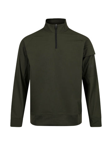Men's green sweatshirt.