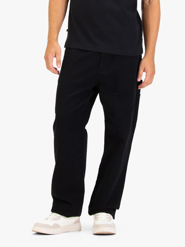 Men's black trousers.