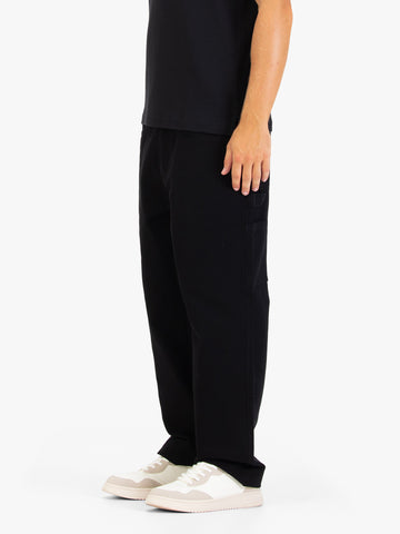 Men's black trousers.