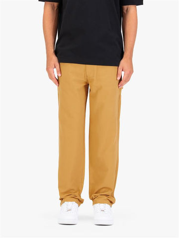 Men's yellow trousers.
