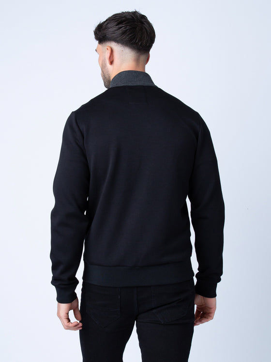 LORD PROTECTOR ZIP THROUGH FUNNEL NECK SWEAT
