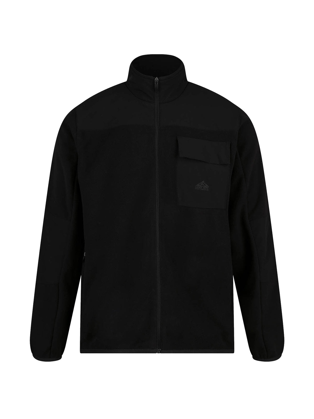 Men's black jacket.