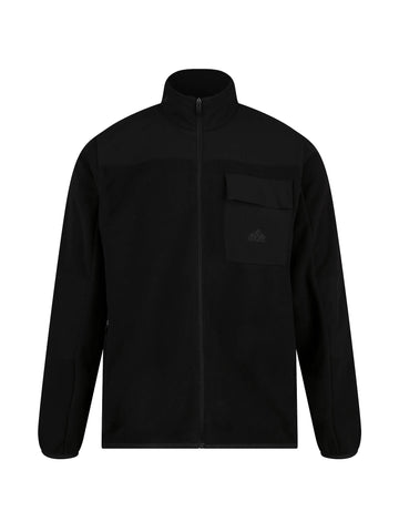 Men's black jacket.