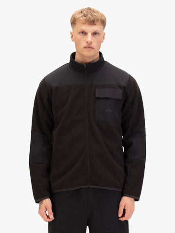 Men's black jacket.