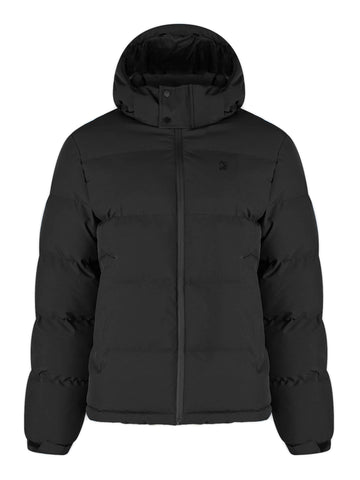 Men's black jacket.