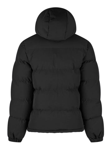 Men's black jacket.