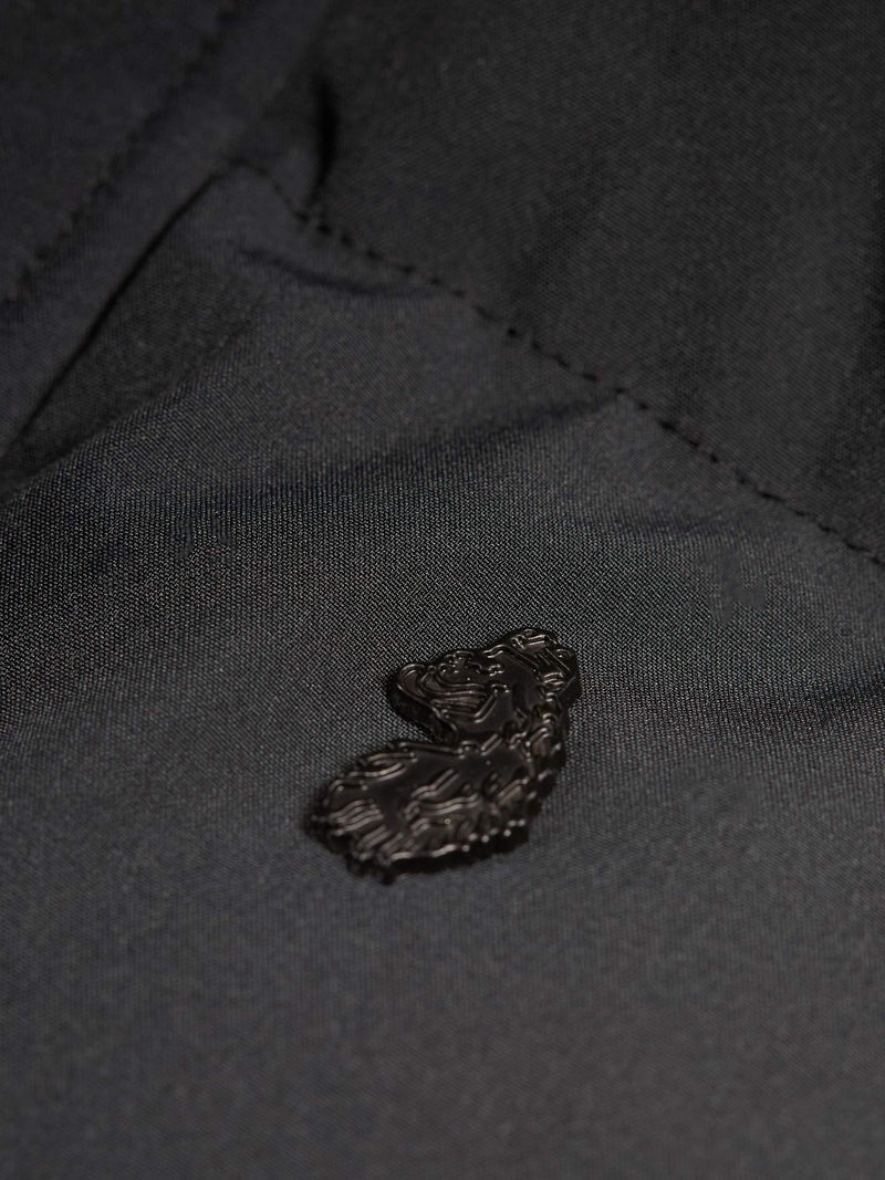 Long Auckland Padded Coat - Black