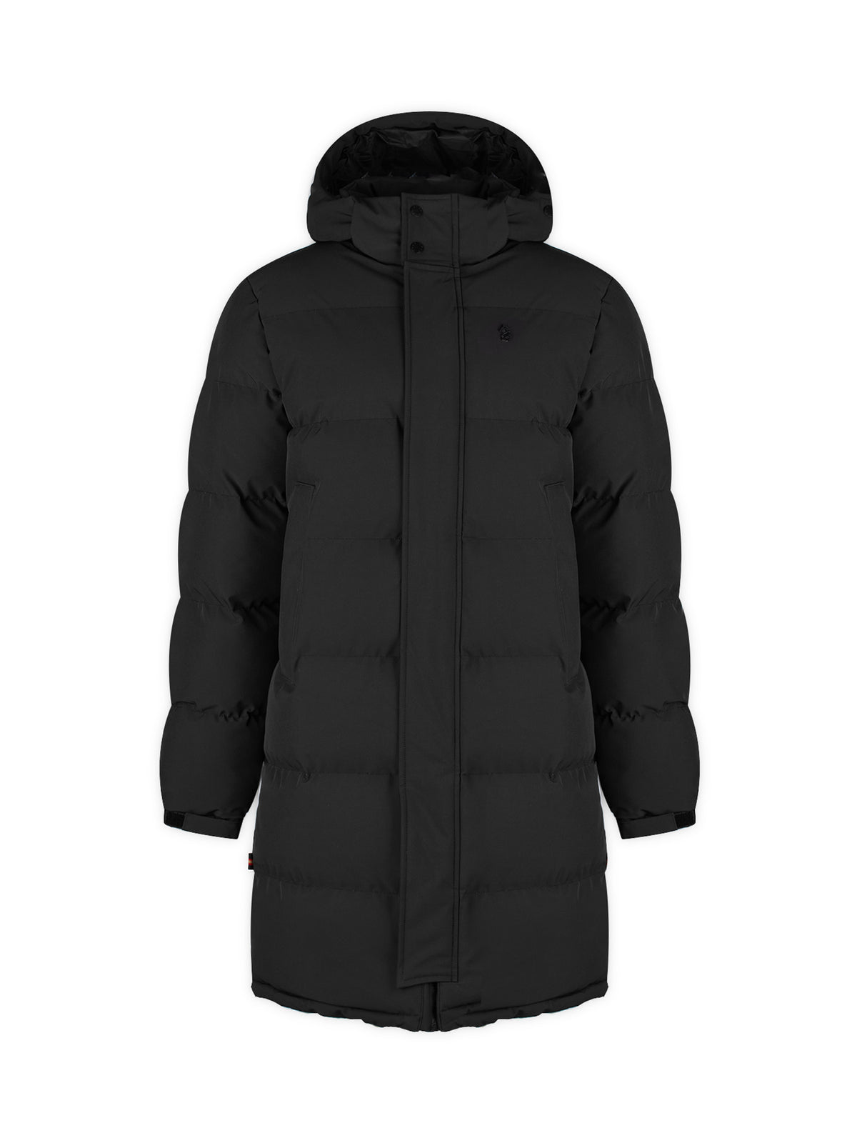 Long Auckland Padded Coat - Black