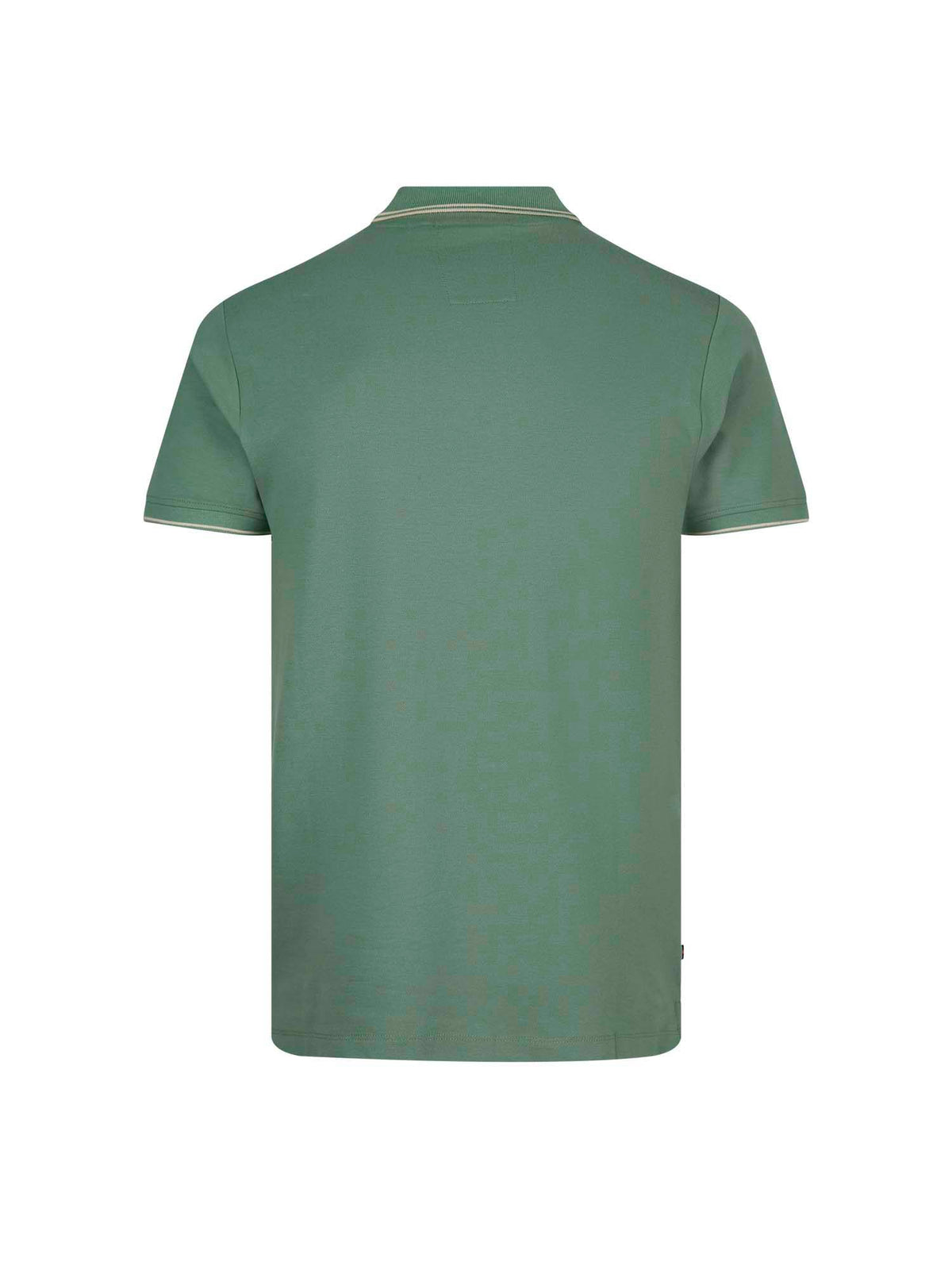 Texas Tip 2500 Cotton Pique Zip Neck Polo Shirt - Green