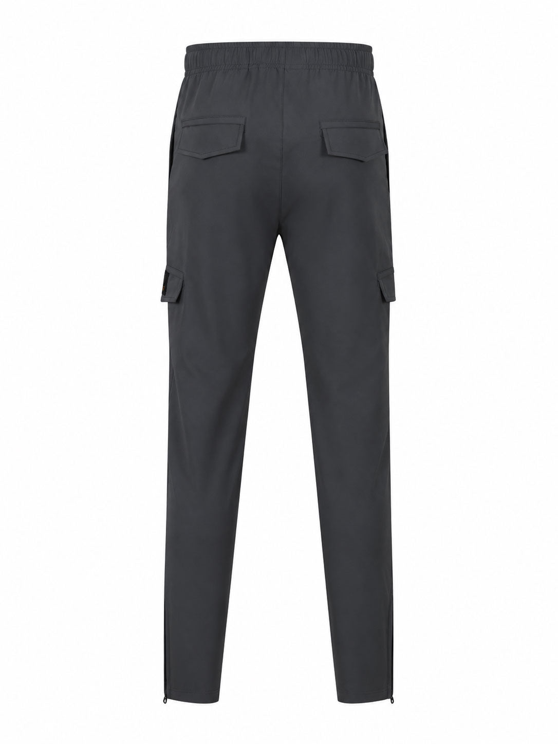 Semantic Pocket Detail Cargo Trousers - Charcoal