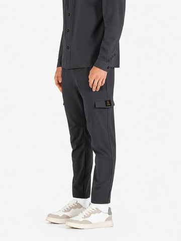 Semantic Pocket Detail Cargo Trousers - Charcoal