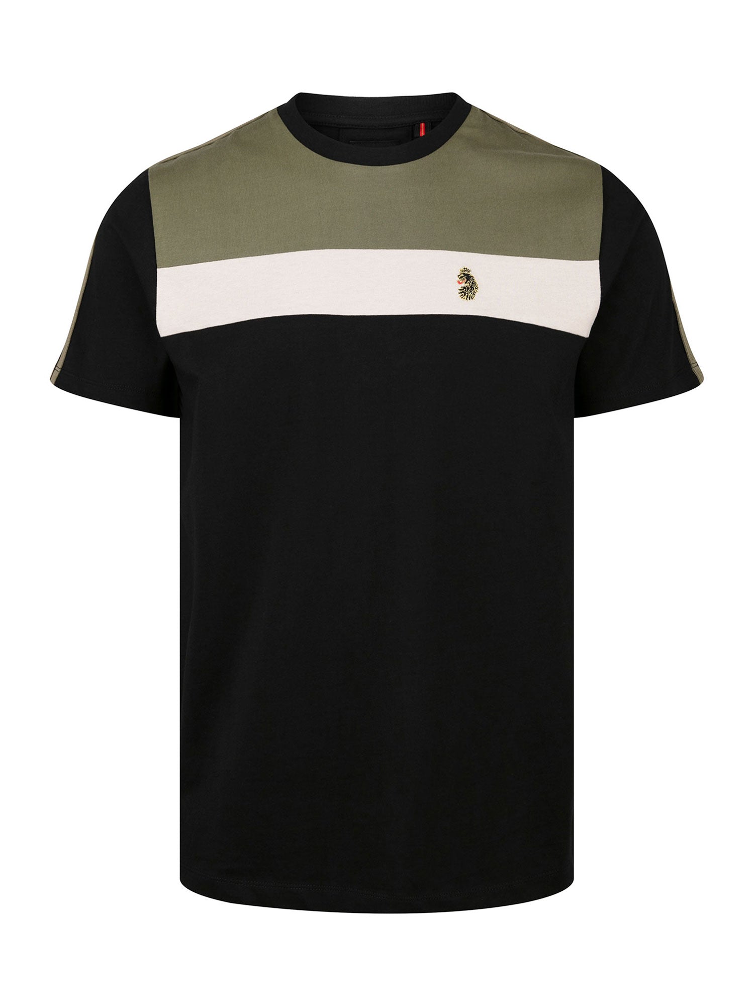 MILKO PECKER CONTRAST PANEL T-SHIRT