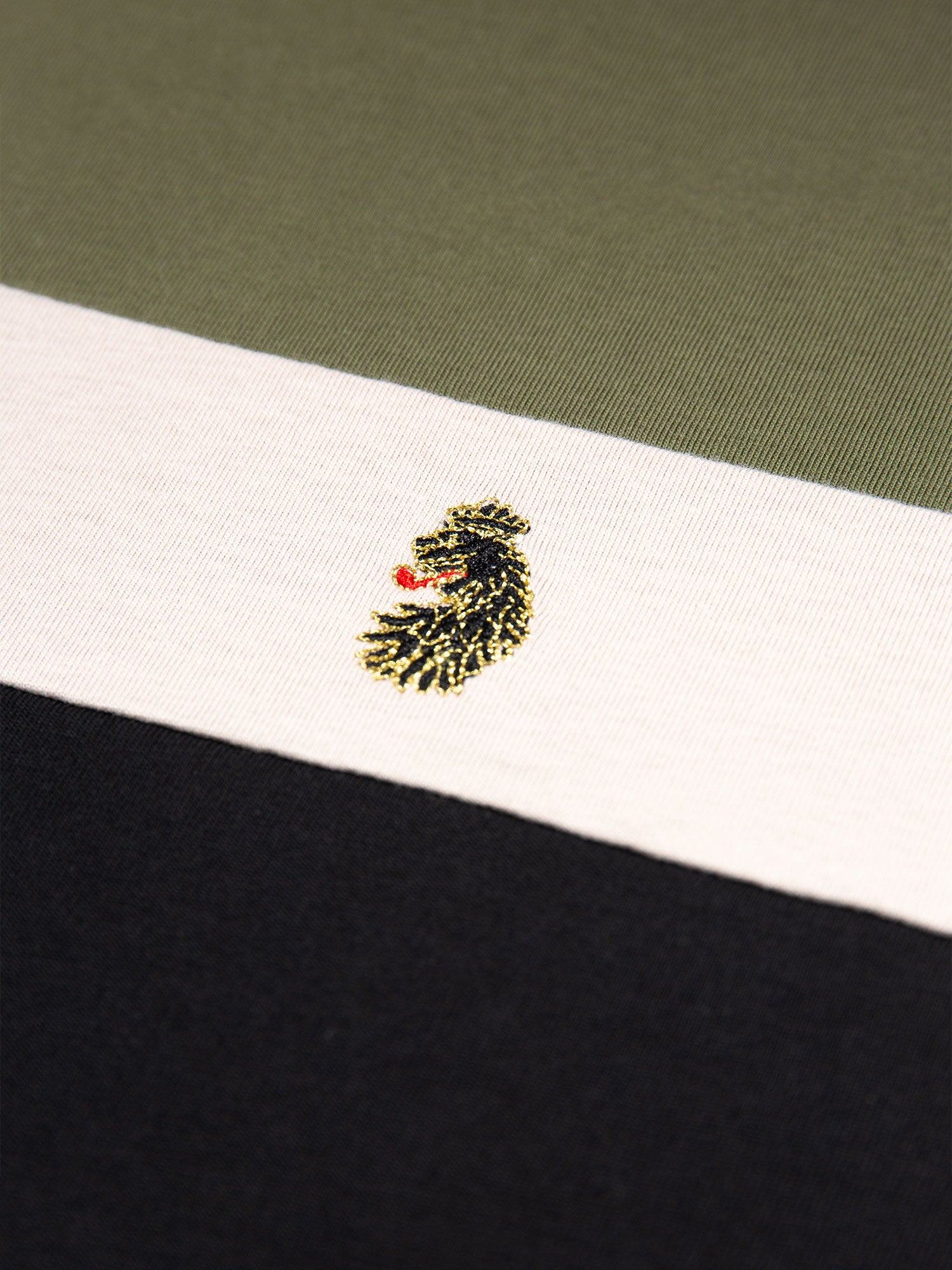 MILKO PECKER CONTRAST PANEL T-SHIRT