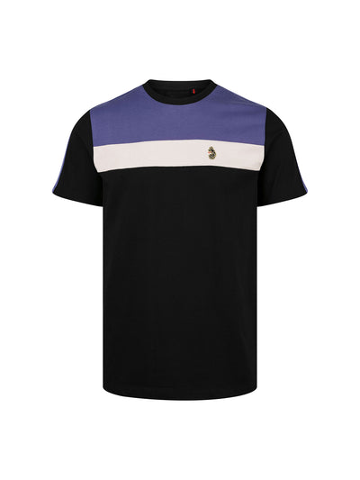 MILKO PECKER CONTRAST PANEL T-SHIRT