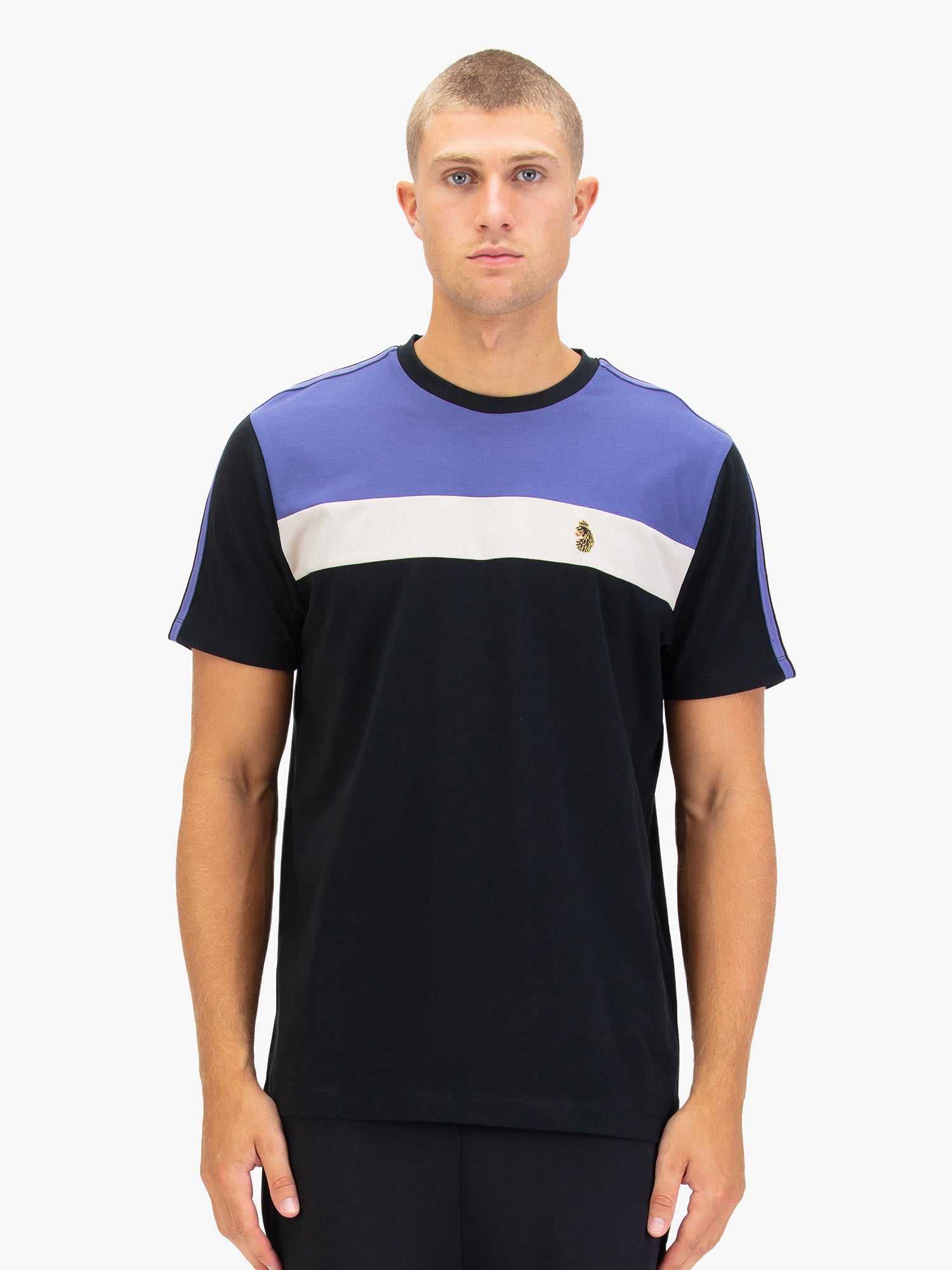 MILKO PECKER CONTRAST PANEL T-SHIRT