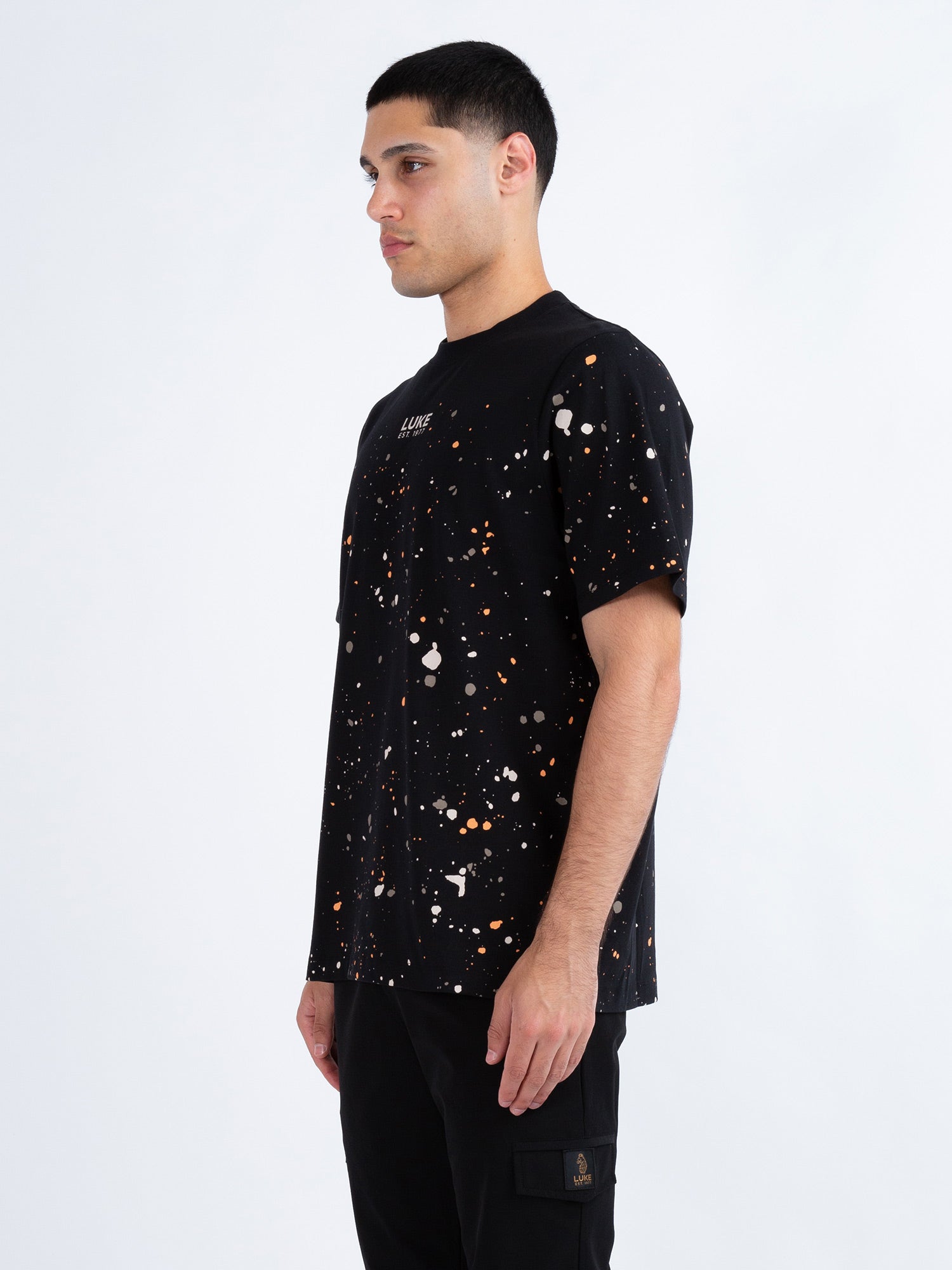 ST KITTS PAINT SPLATTER T-SHIRT