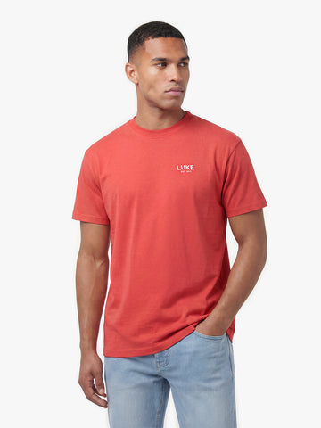 Exquisite Relaxed Fit Cotton T-Shirt - Watermelon