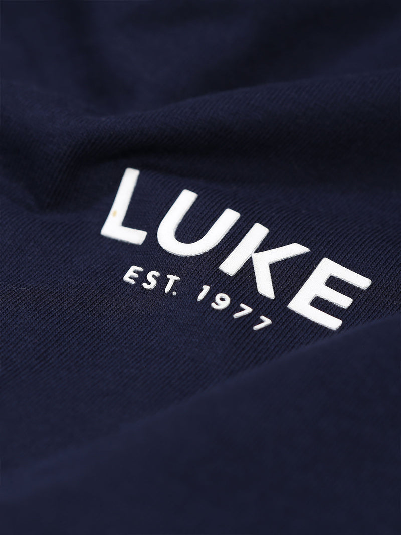 Exquisite Relaxed Fit Cotton T-Shirt - Navy
