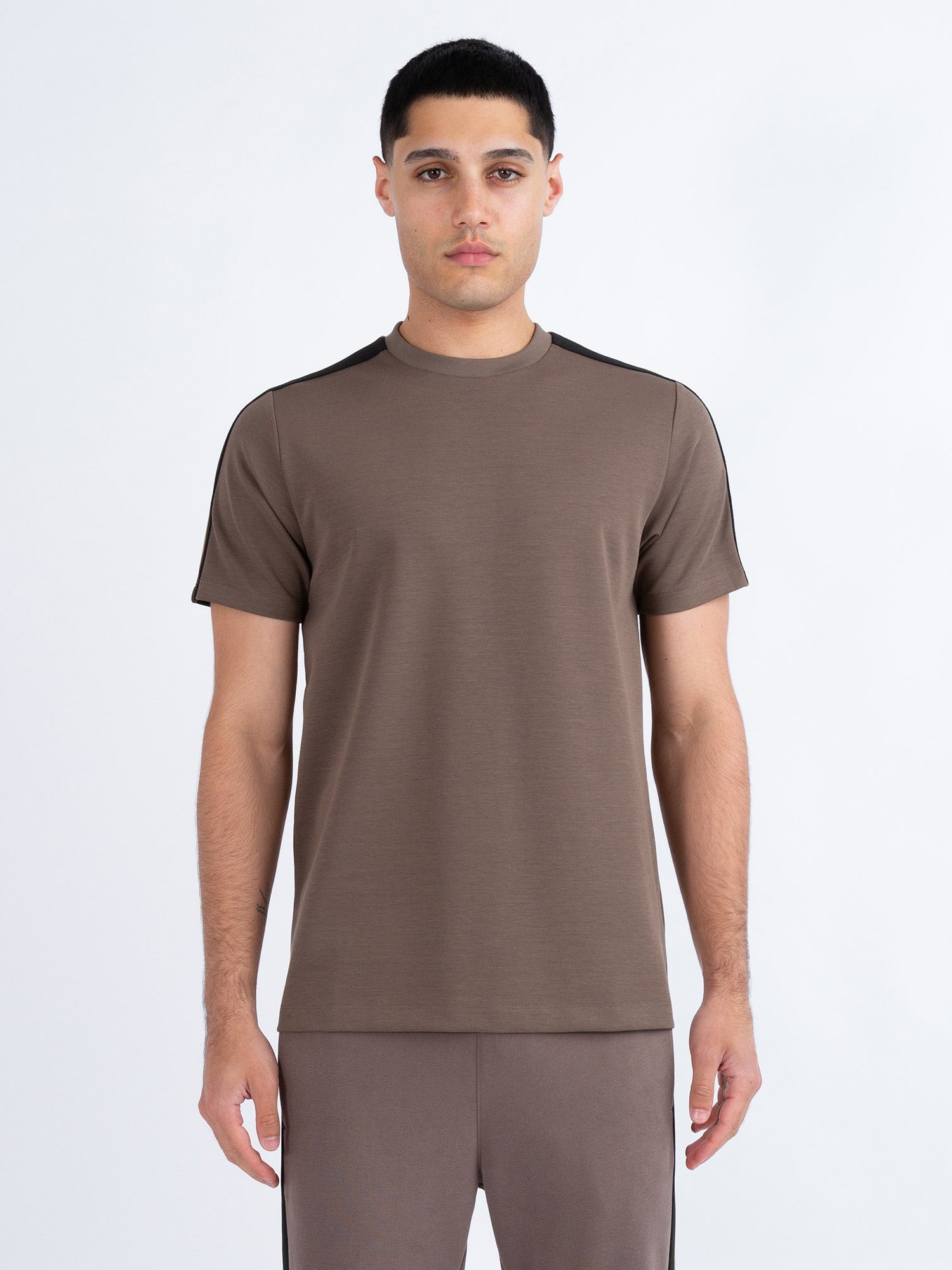 IMPERIAL TAPE DETAIL PIQUE T-SHIRT