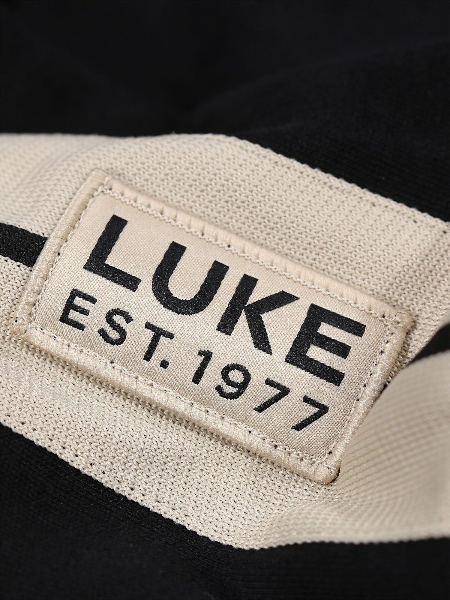 MASSACHUSETTS TAPE DETAIL SWEATSHIRT