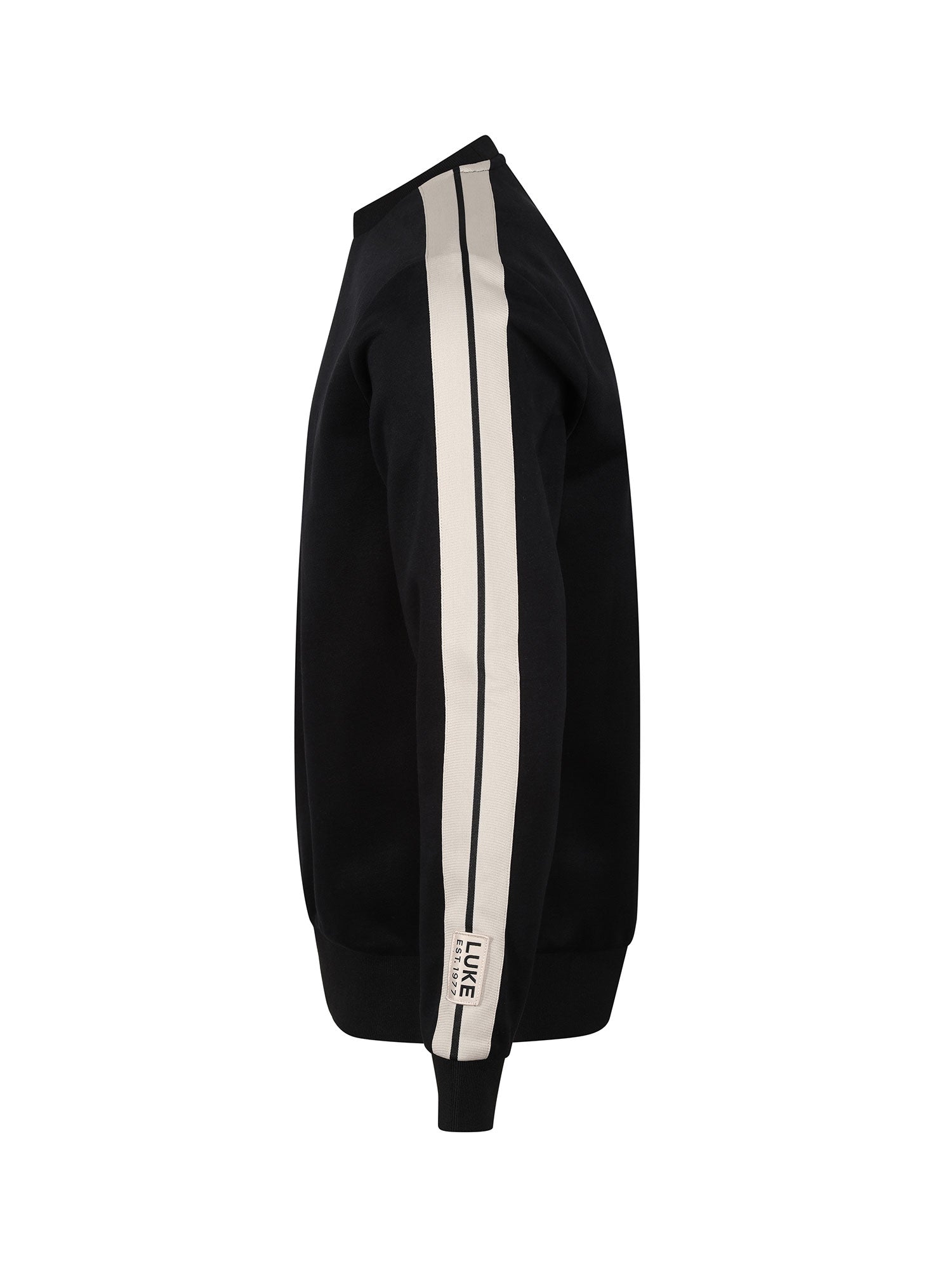 MASSACHUSETTS TAPE DETAIL SWEATSHIRT