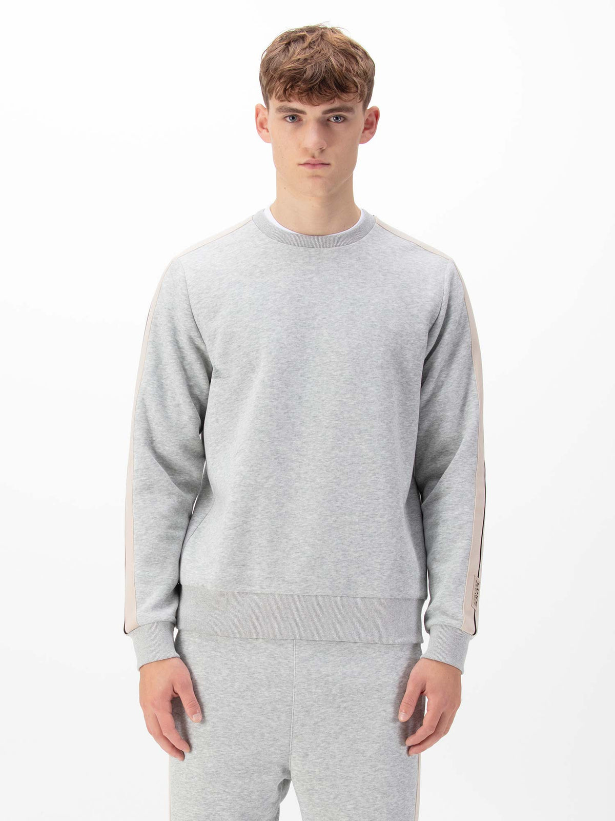MASSACHUSETTS TAPE DETAIL SWEATSHIRT