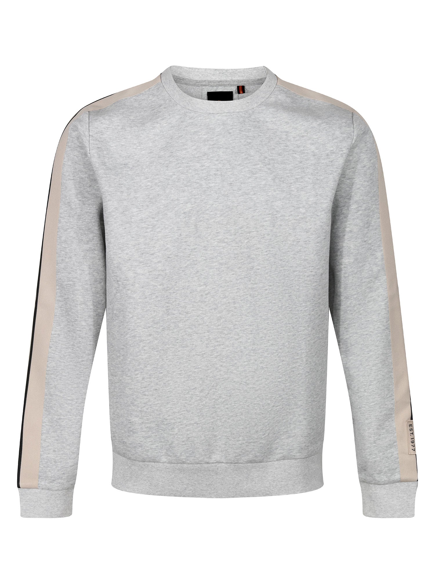 MASSACHUSETTS TAPE DETAIL SWEATSHIRT